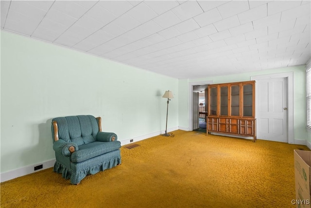 7418 Main St, Newport, NY 13416 - sitting room with carpet and baseboards