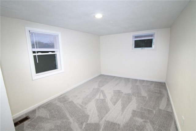 556 Middle Rd, Henrietta, NY 14467 - carpeted spare room featuring baseboards and recessed lighting