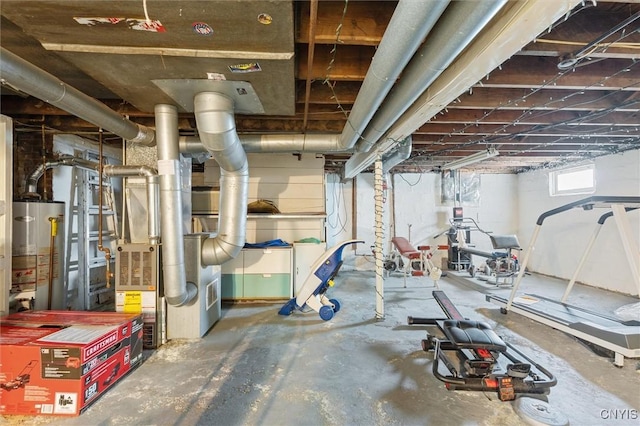 344 S Collingwood Ave, Syracuse, NY 13206 - below grade area featuring gas water heater