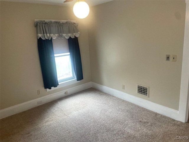 205 Morton St, Syracuse, NY 13204 - empty room featuring carpet and ceiling fan