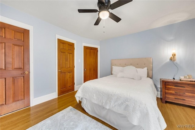 176 Mount Vernon Rd, Amherst, NY 14226 - bedroom with wood finished floors and a ceiling fan