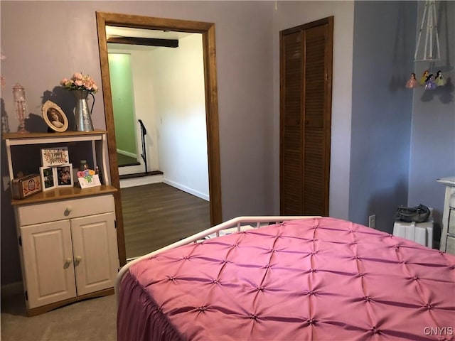 1407 N James St, Rome-Inside, NY 13440 - bedroom with baseboards and wood finished floors