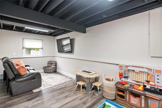 716 Flynn Rd, Greece, NY 14612 - recreation room featuring wood finished floors and baseboards