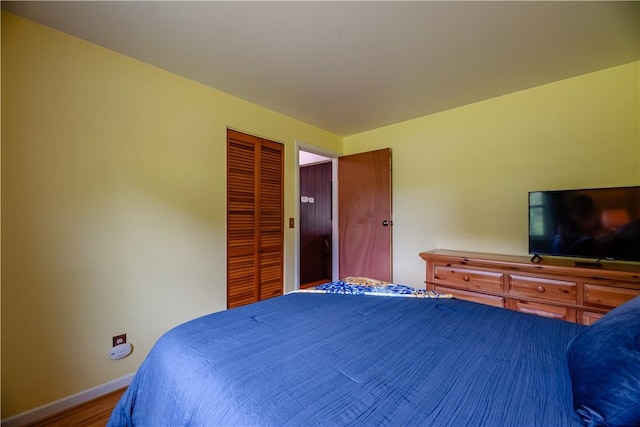 284 Woodruff Dr, Webster, NY 14580 - bedroom featuring wood finished floors and a closet