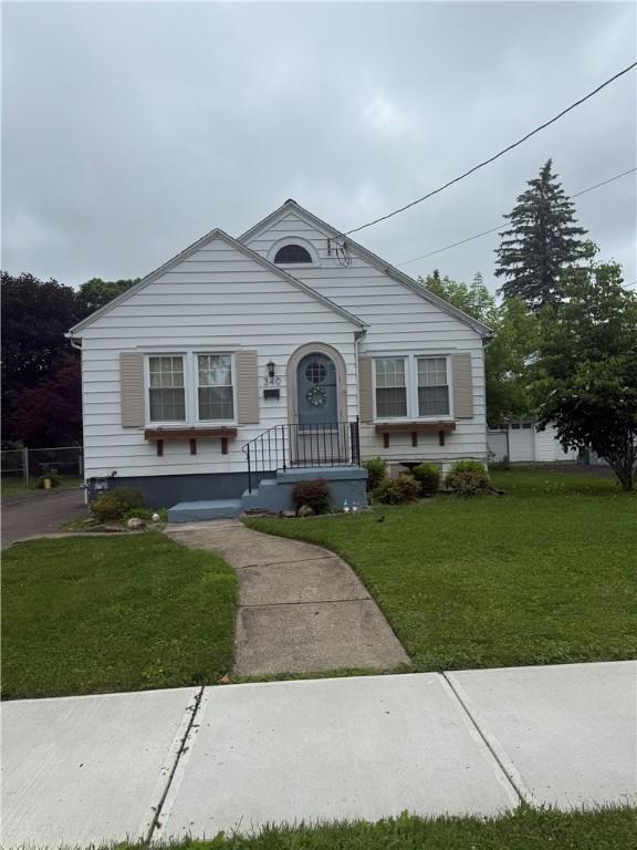 340 Webber Pl, Elmira-City, NY 14901 - view of front of property featuring a front lawn