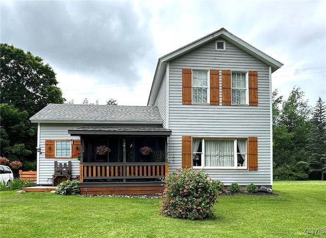 11797 State Route 70, Grove, NY 14884 - view of front of property featuring roof with shingles and a front lawn