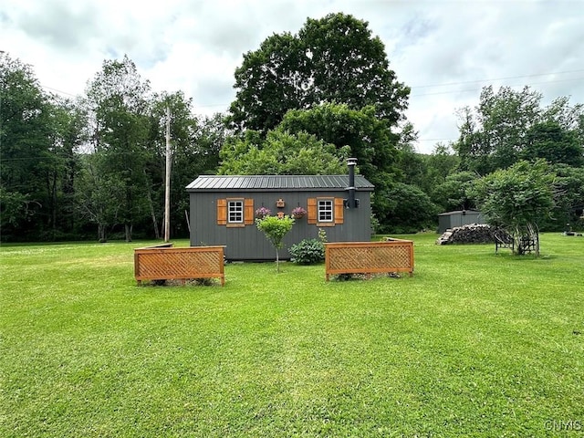 11797 State Route 70, Grove, NY 14884 - view of grassy yard featuring an outbuilding