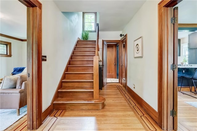 79 Rawlinson Rd, Irondequoit, NY 14617 - stairs with wood finished floors