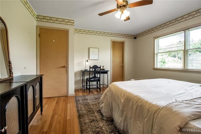 11131 Harlow Rd, Darien, NY 14004 - bedroom with light wood-type flooring