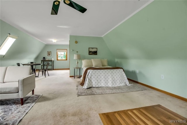 11131 Harlow Rd, Darien, NY 14004 - bedroom with carpet and lofted ceiling