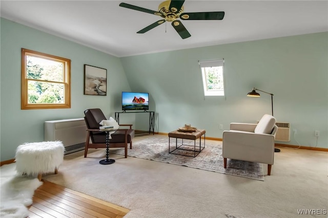 11131 Harlow Rd, Darien, NY 14004 - sitting room with baseboards and ceiling fan