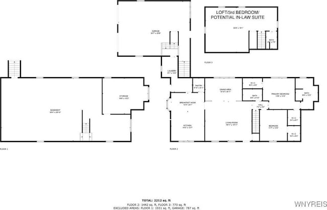 11131 Harlow Rd, Darien, NY 14004 - view of floor plan / room layout