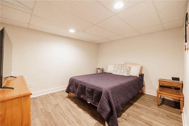 16 Hepburn Ln, Pittsford, NY 14534 - bedroom featuring a paneled ceiling, light wood finished floors, and recessed lighting
