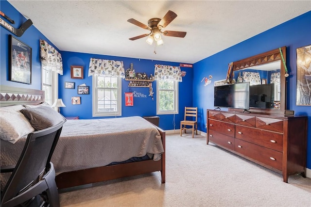 16 Hepburn Ln, Pittsford, NY 14534 - carpeted bedroom featuring baseboards and a ceiling fan