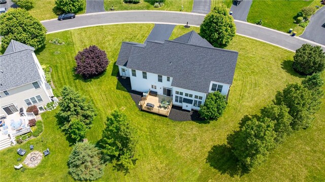 16 Hepburn Ln, Pittsford, NY 14534 - view from above of property
