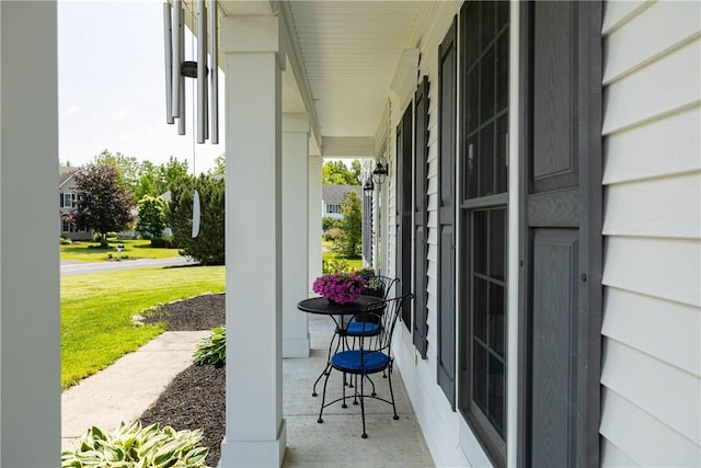 16 Hepburn Ln, Pittsford, NY 14534 - porch with a lawn