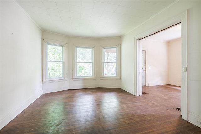 48 Rosedale St, Rochester, NY 14620 - empty room with crown molding and wood finished floors