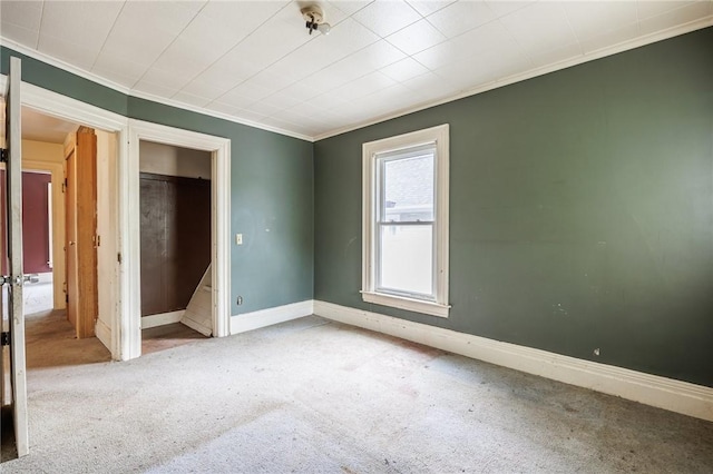 48 Rosedale St, Rochester, NY 14620 - unfurnished bedroom with ornamental molding and carpet floors