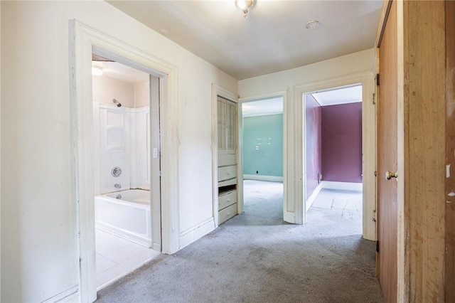 48 Rosedale St, Rochester, NY 14620 - corridor featuring carpet flooring and baseboards