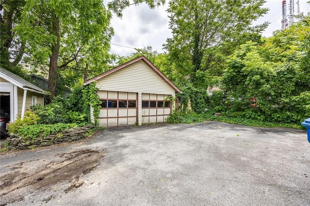 48 Rosedale St, Rochester, NY 14620 - view of detached garage