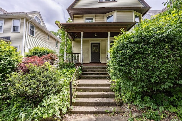 48 Rosedale St, Rochester, NY 14620 - view of front of property featuring a porch