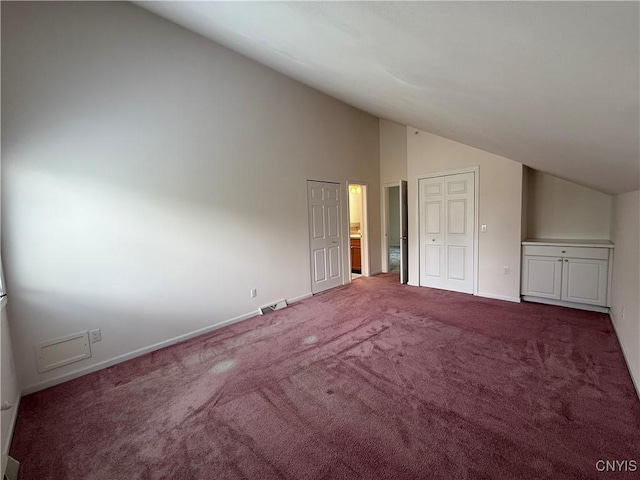 5326 Bunker Hill Way, Onondaga, NY 13207 - unfurnished bedroom with carpet and high vaulted ceiling