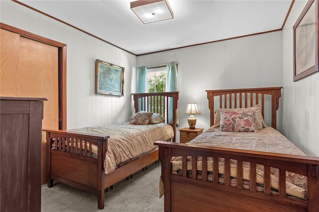 226 Academy St, Middletown, NY 12455 - bedroom featuring crown molding and carpet floors