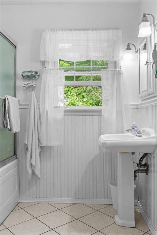 226 Academy St, Middletown, NY 12455 - bathroom featuring tile patterned floors