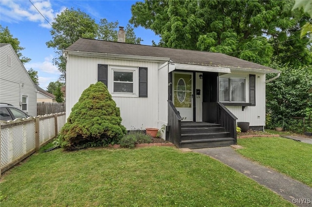 107 Edgeware Rd, Salina, NY 13208 - bungalow featuring a chimney and roof with shingles