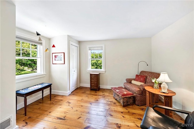 6 Orchard Rd, Skaneateles, NY 13152 - sitting room with plenty of natural light and light wood-style flooring