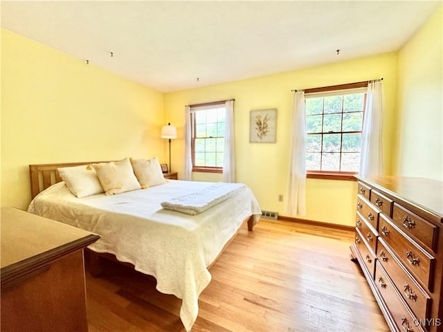 230 Thornton Cir S, Camillus, NY 13031 - bedroom featuring multiple windows and light wood-type flooring