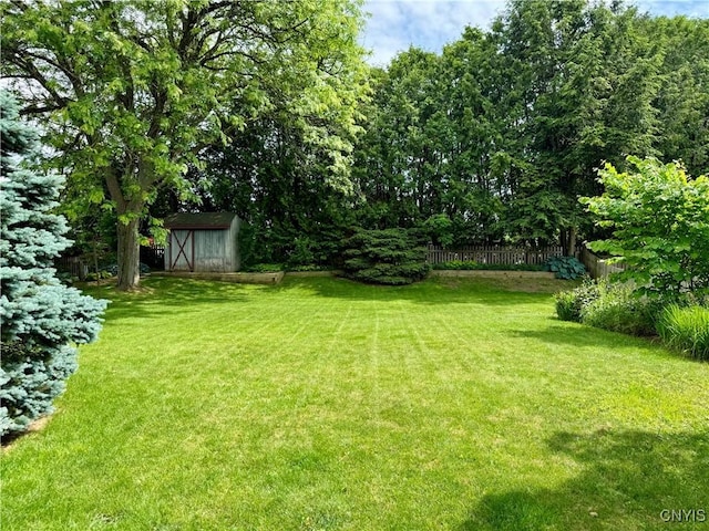 230 Thornton Cir S, Camillus, NY 13031 - view of yard featuring a storage unit