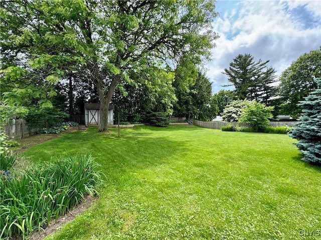 230 Thornton Cir S, Camillus, NY 13031 - view of yard featuring a shed