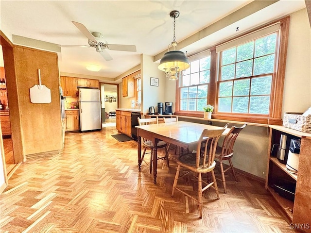 230 Thornton Cir S, Camillus, NY 13031 - dining space with a ceiling fan