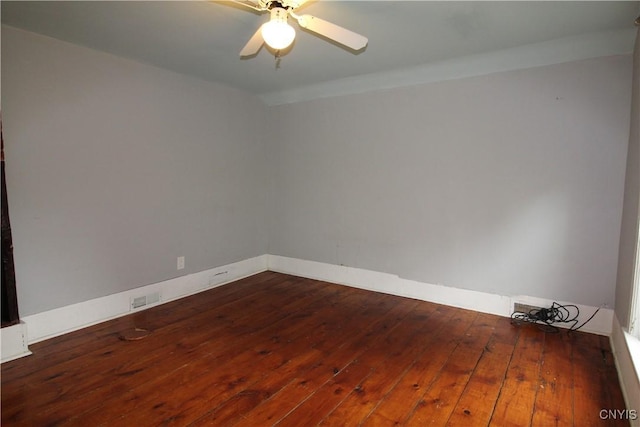 1500 Kimber Rd, Dewitt, NY 13078 - unfurnished room featuring dark wood-type flooring and ceiling fan