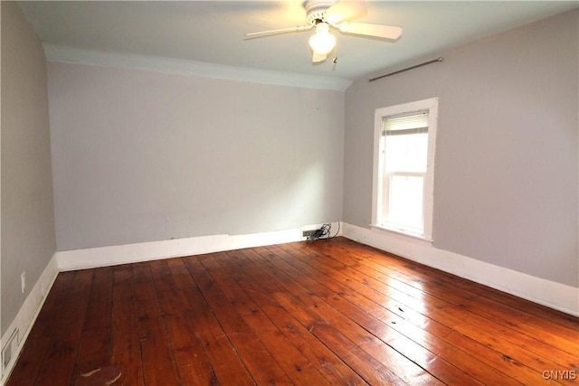 1500 Kimber Rd, Dewitt, NY 13078 - spare room featuring hardwood / wood-style floors and a ceiling fan