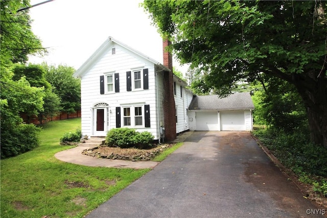1500 Kimber Rd, Dewitt, NY 13078 - view of front of property with a chimney and driveway
