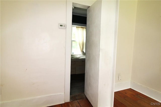 1500 Kimber Rd, Dewitt, NY 13078 - hallway featuring dark wood finished floors