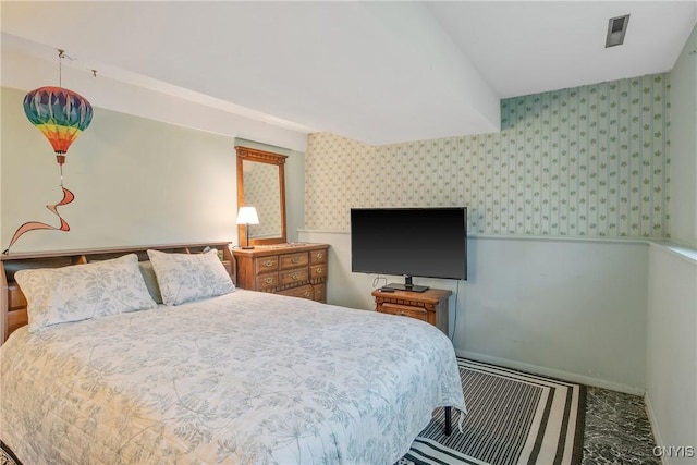 8273 Larkspur Dr, Clay, NY 13027 - bedroom featuring wallpapered walls