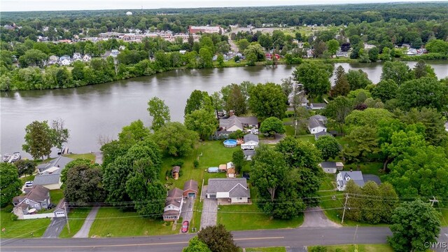 7 Bakeman St, Fulton, NY 13069 - aerial perspective of suburban area featuring a large body of water