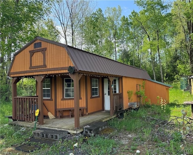 41856 County Route 41st Rd, Wilna, NY 13665 - view of side of property featuring a gambrel roof and a metal roof