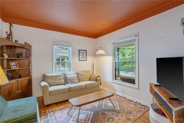 135 Strong Ave, Syracuse, NY 13210 - living area with healthy amount of natural light and wood finished floors