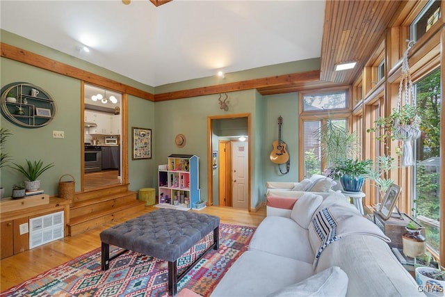 135 Strong Ave, Syracuse, NY 13210 - living room with wood finished floors