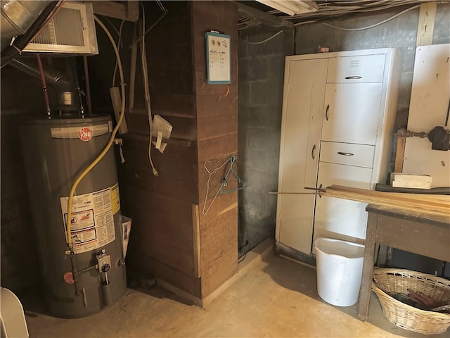 5968 E Lake Rd, Conesus, NY 14435 - utility room featuring gas water heater