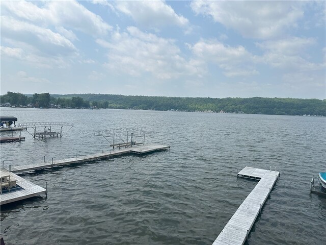 5968 E Lake Rd, Conesus, NY 14435 - dock featuring a water view