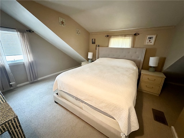 5968 E Lake Rd, Conesus, NY 14435 - bedroom featuring carpet floors and lofted ceiling
