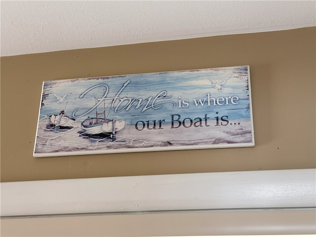 5968 E Lake Rd, Conesus, NY 14435 - detailed view of a textured ceiling