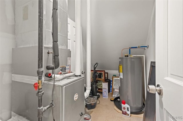 606 Tompkins St, Syracuse, NY 13204 - utility room featuring water heater and heating unit