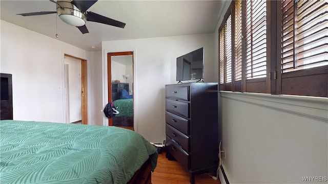 115 Southgate Rd, Cheektowaga, NY 14215 - bedroom featuring wood finished floors and ceiling fan