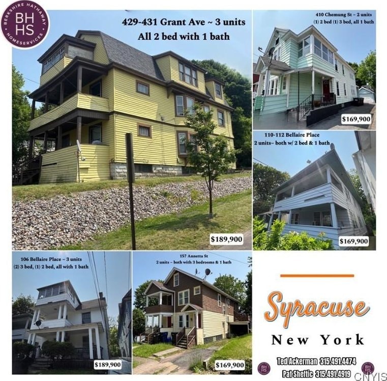 429 Grant Ave, Syracuse, NY 13207 - view of marketing collateral with multiple images
